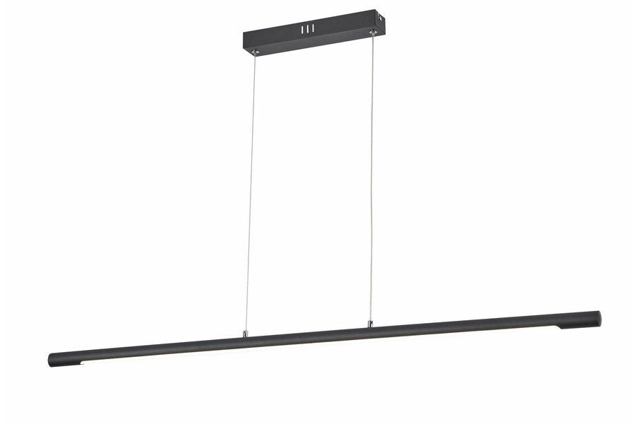 Lampada sospesa Branson LED 18W nera barra 100 cm Reality