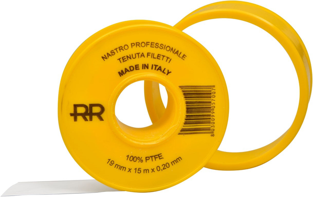 Nastro p.t.f.e. professionale per gas 19mm x 15m