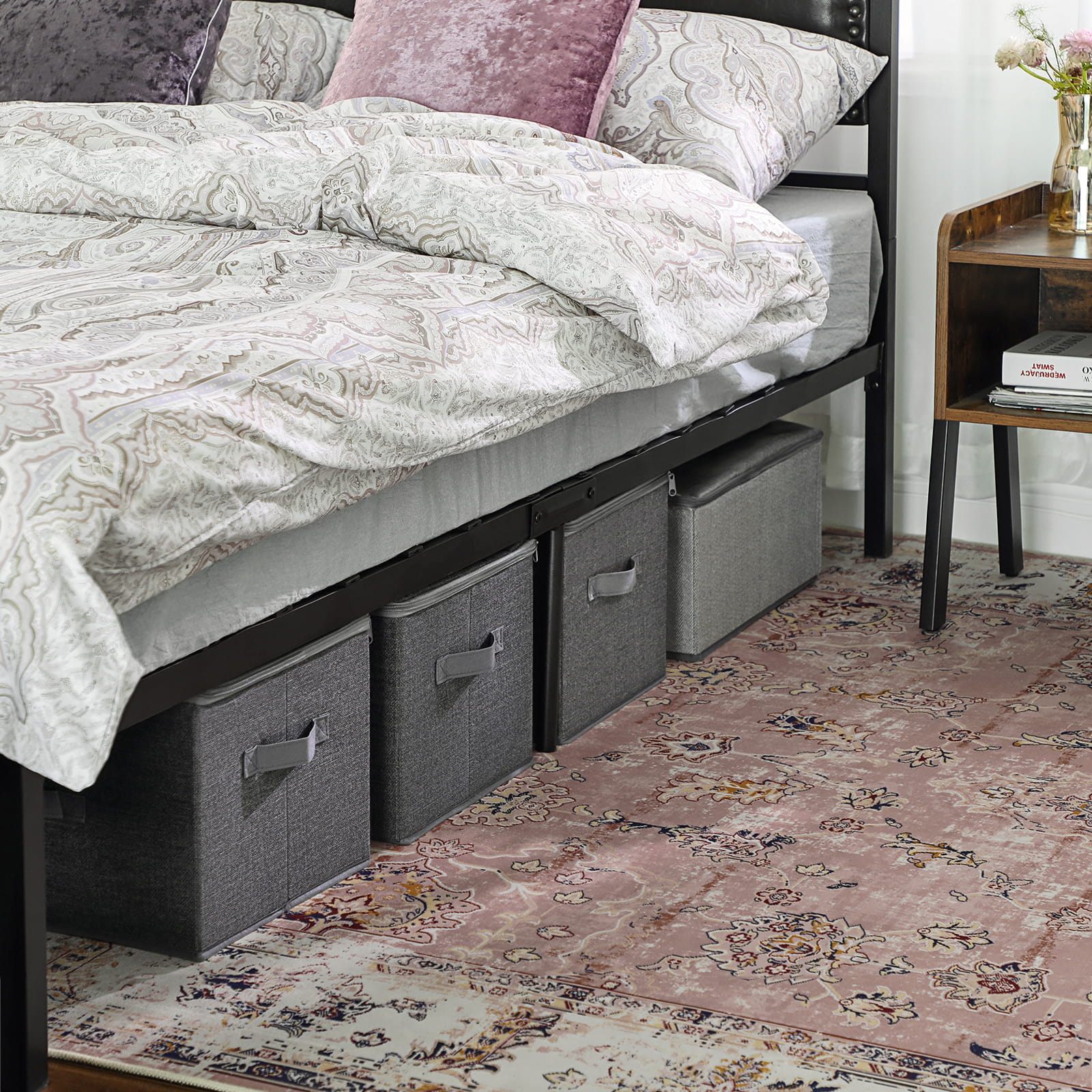 Set organizer per guardaroba VALORA, grigio, 3 pezzi RYZB03G x3