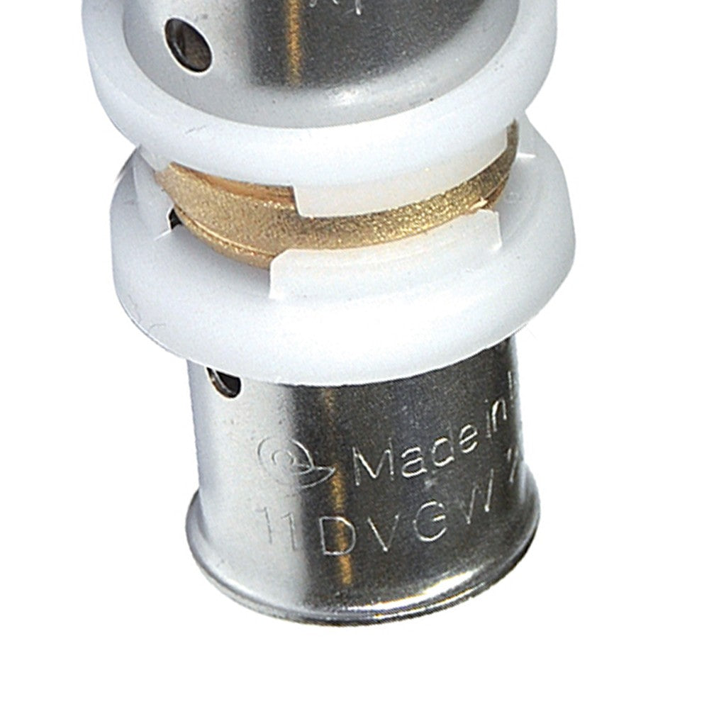 Raccordo diritto intermedio diam.16x20 per multistrato