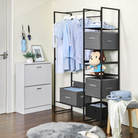 Set organizer per guardaroba VALORA, grigio, 3 pezzi RYZB03G x3