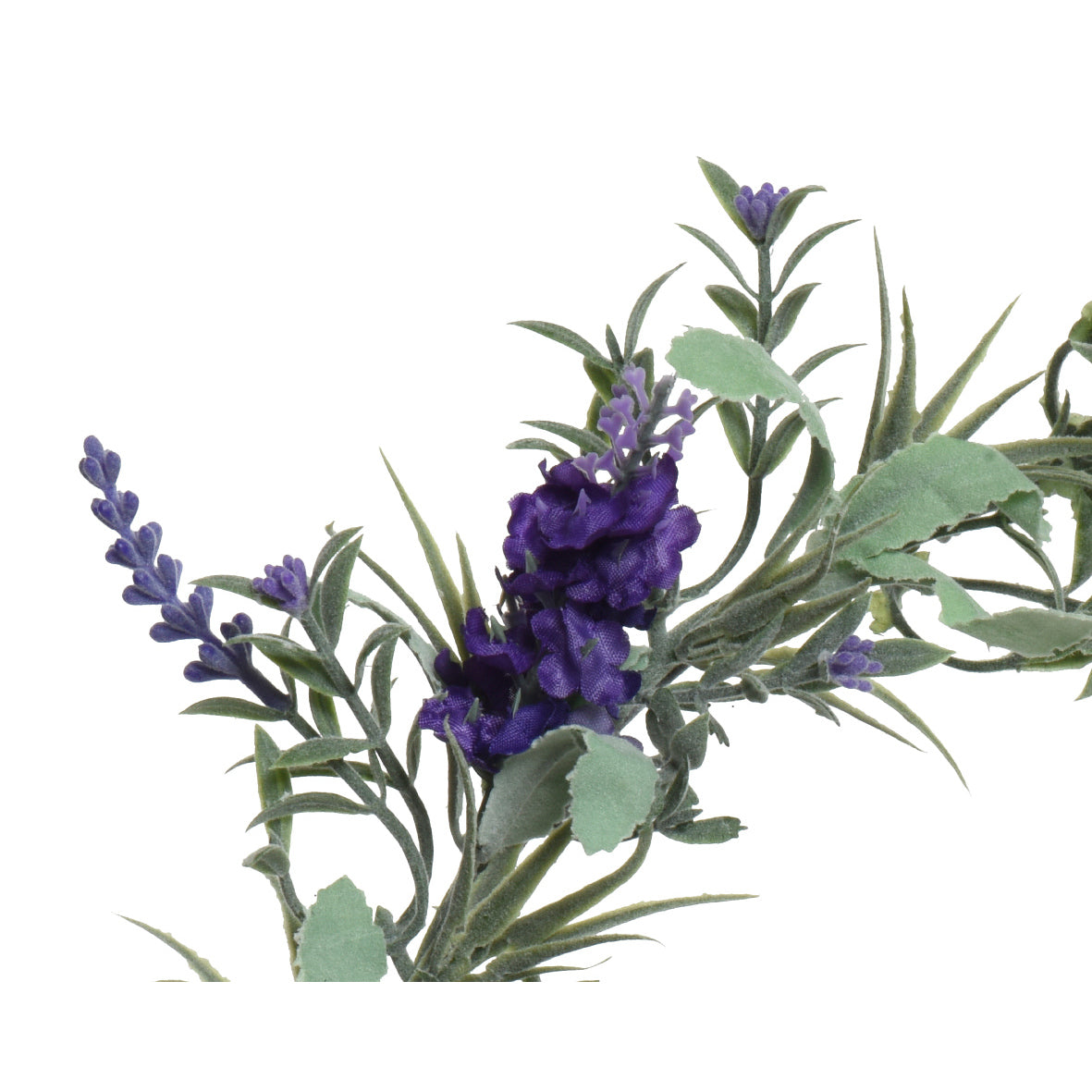 GHIRLANDA LAVANDA D.33XH6CM POLIESTERE 2 COL. ASS.