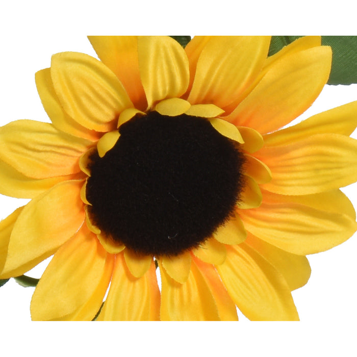 GHIRLANDA GIRASOLE 18X10XH150CM IN POLIESTERE.