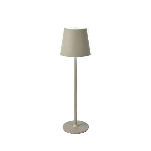LAMPADA DA TAVOLO LED D.11XH37CM IN PVC BIANCO.