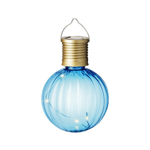 LAMPADINA SOLARE D.8XH11CM IN PLASTICA 4 COLORI.