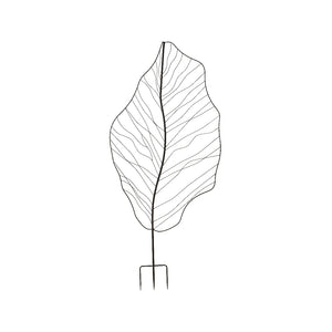 PALETTO FOGLIA IN FERRO 84X4,5XH180CM DA ESTERNO.