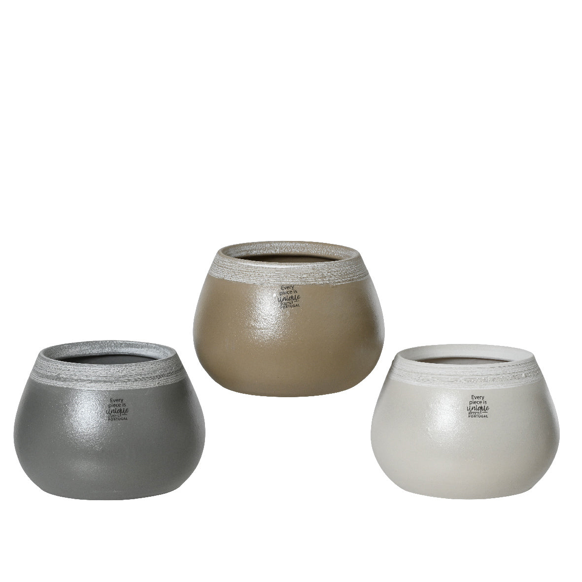 PORTAVASO IN TERRACOTTA D.19XH13CM ASSORTITO