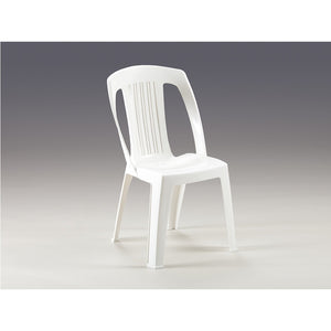 SEDIA RAIATEA BIANCA 53X53XH87CM