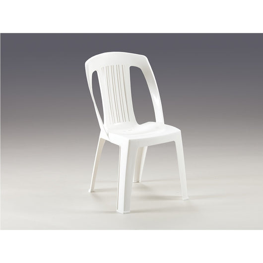 SEDIA RAIATEA BIANCA 53X53XH87CM