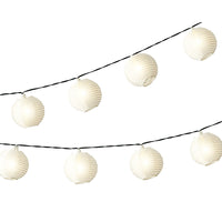 STRINGA DI LANTERNE SOLARI 450CM IN NYLON.