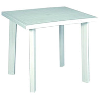 TAVOLO WEEKEND 80X80XH72CM BIANCO