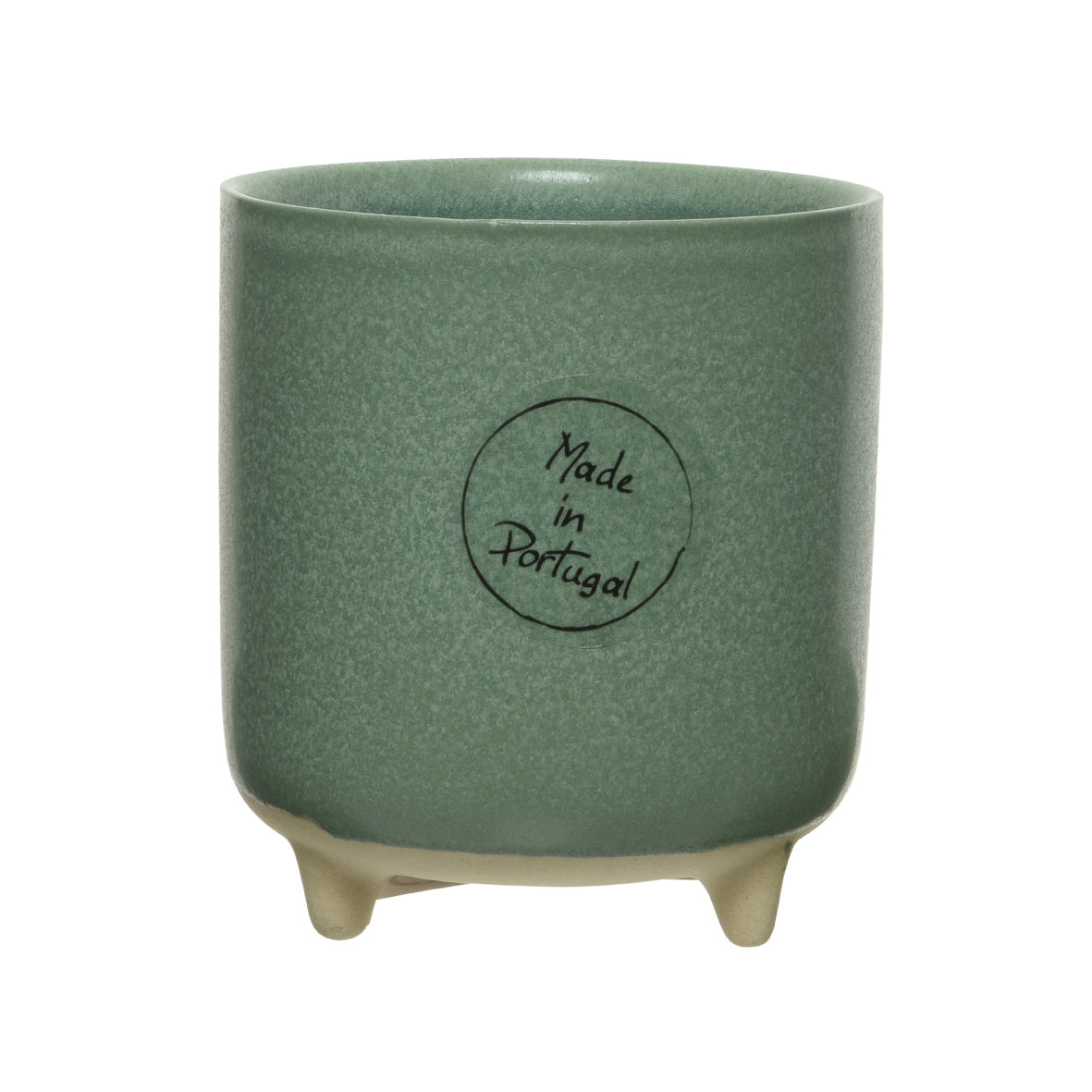 VASETTO IN CERAMICA D.7,5XH8,5CM CON PIEDINI 4 CO.