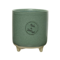 VASETTO IN CERAMICA D.7,5XH8,5CM CON PIEDINI 4 CO.