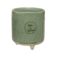 VASETTO IN CERAMICA D.7,5XH8,5CM CON PIEDINI 4 CO.