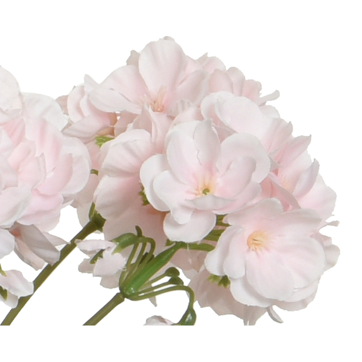 VASO CON GERANIO 25X25XH35CM POLIESTERE 4COL ASS.