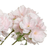 VASO CON GERANIO 25X25XH35CM POLIESTERE 4COL ASS.