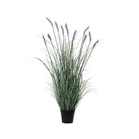 VASO CON LAVANDA 30X30XH96CM IN PLASTICA.