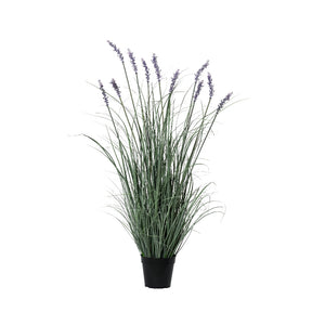 VASO CON LAVANDA 30X30XH96CM IN PLASTICA.