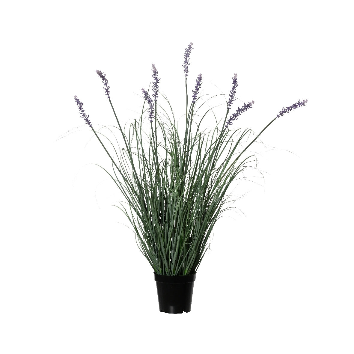 VASO CON LAVANDA 28X28H80CM IN PVC.