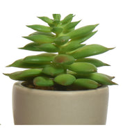 VASO OMINO CON PIANTA 7X9XH14CM 4COLORI ASSORTITI.