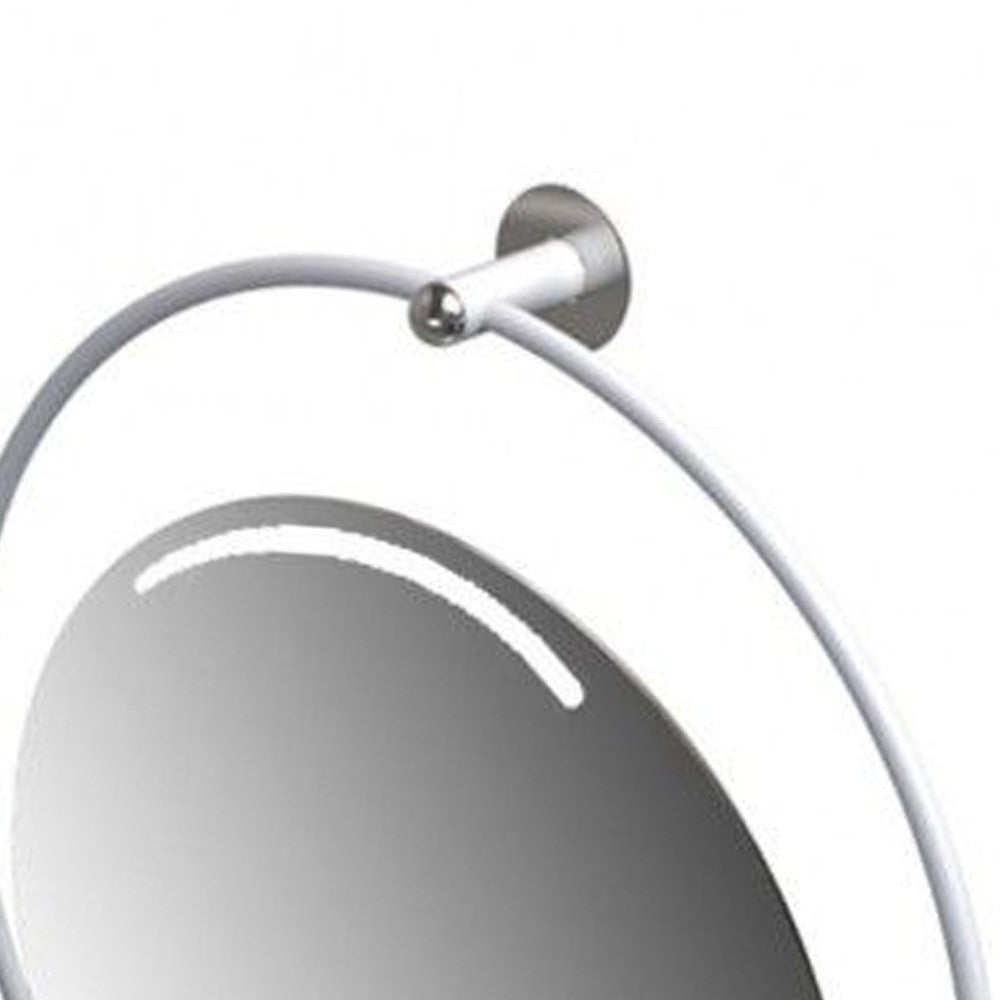 Specchio reclinabile serie giotto con luce