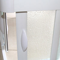 Sopravasca Angolare 2 Lati 2 Ante Scorrevoli in PVC H150 cm Dorini Bianca 180 cm