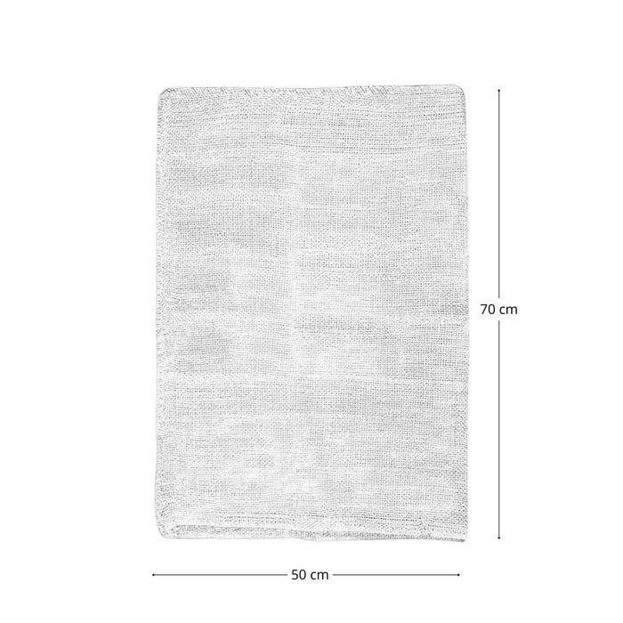 Sacco juta 50 cm x h 70 cm resistente e riutilizzabile set da 5 pezzi