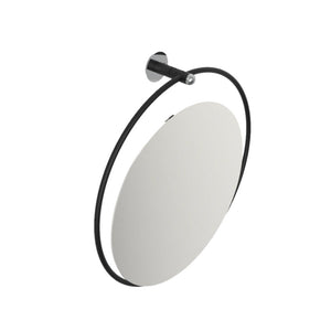 Specchio reclinabile serie giotto nero opaco senza luce