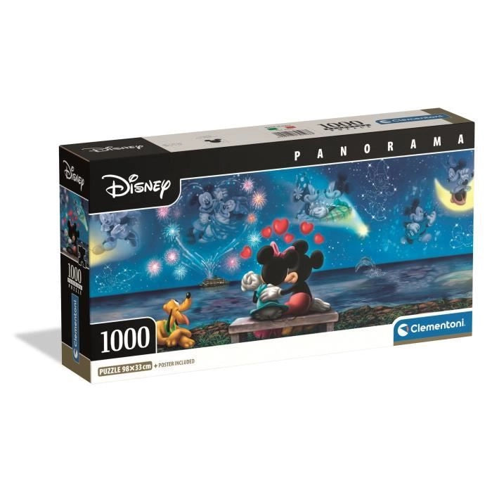 CLEMENTONI - Compact 1000 pezzi Panorama - Topolino e Minnie