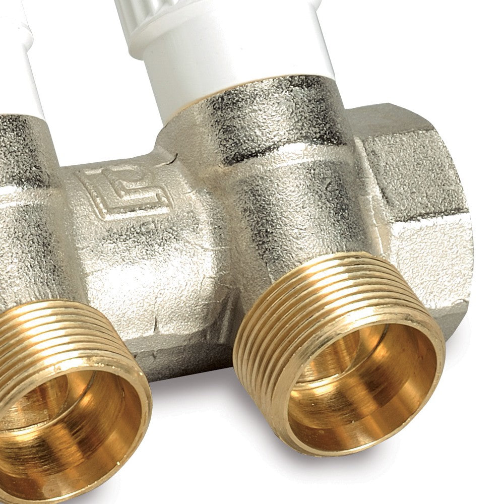 Collettore 3vie multist c/rub. incl. man. rossa