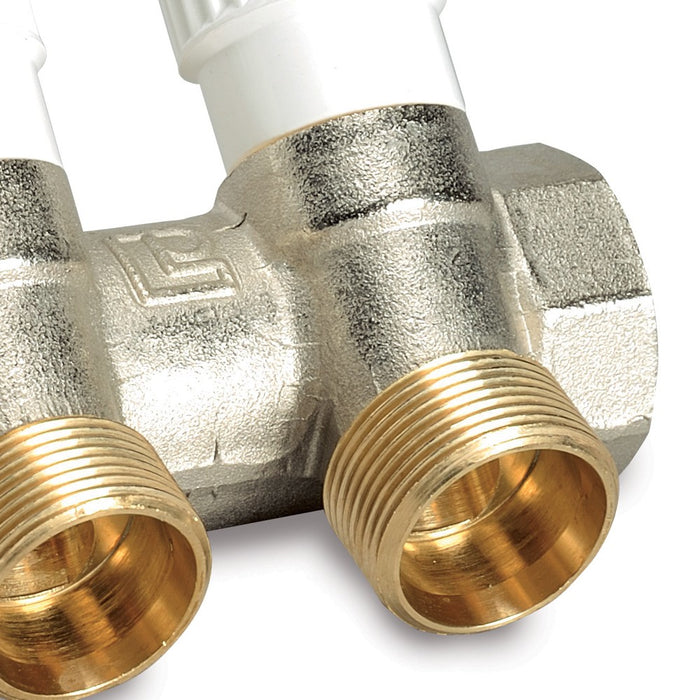 Collettore 3vie multist c/rub. incl. man. rossa