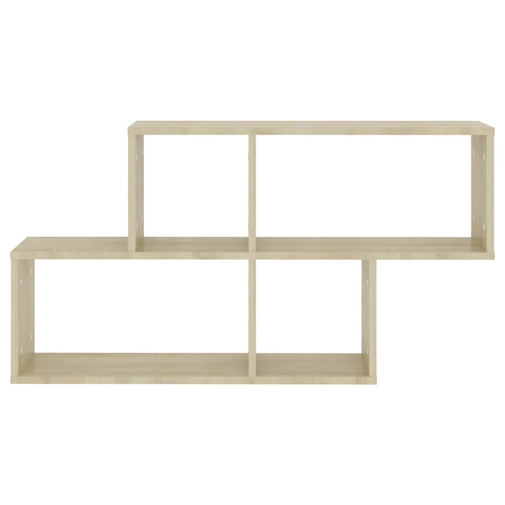 Scaffale a Parete Rovere Sonoma 100x18x53 cm Legno Multistrato 807163