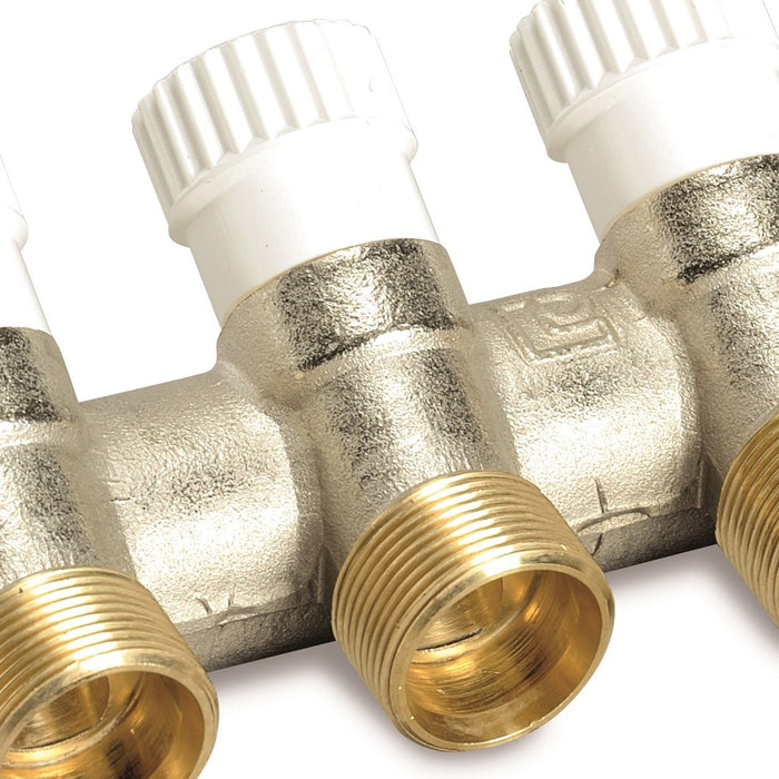 Collettore 4 vie multist c/rub. incl. man. rossa