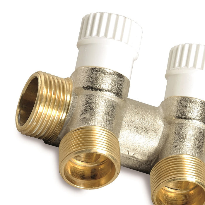 Collettore 4 vie multist c/rub. incl. man. rossa