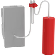 Pulsante a tirante Bticino MatixGO 1P NO/NC 10A 1 modulo grigio JG4033