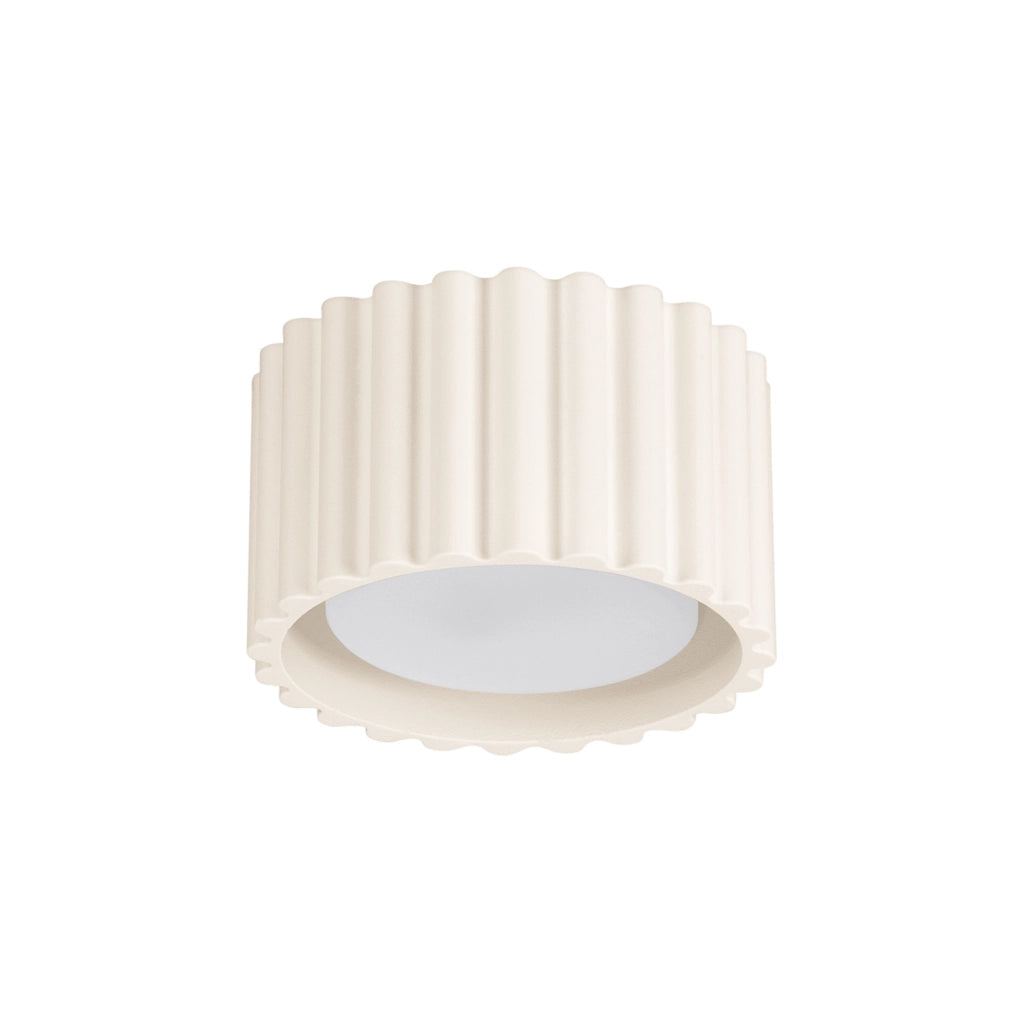 Faretto soffitto moderno beige rigato GX53 VISTAO Pure Lume