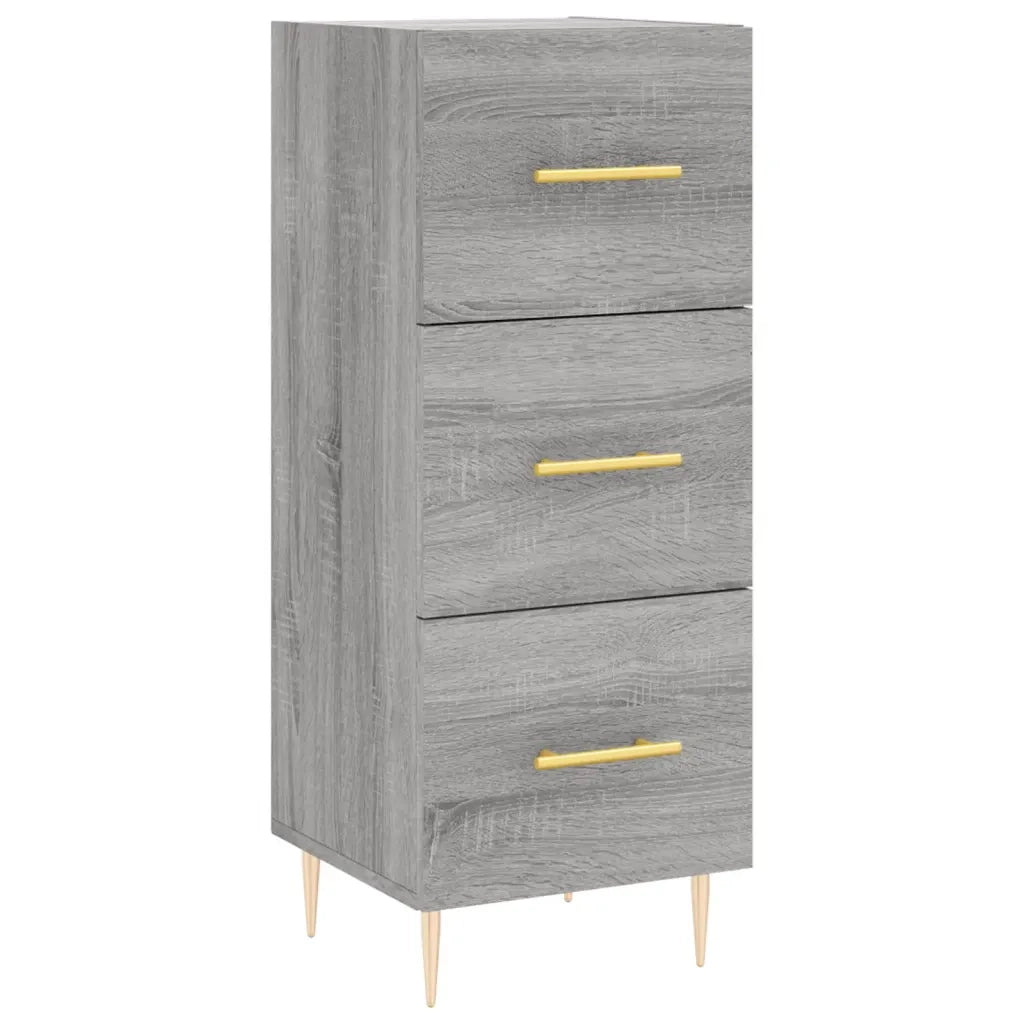 Credenza Grigio Sonoma 34,5x34x90 cm in Legno Multistrato 828594