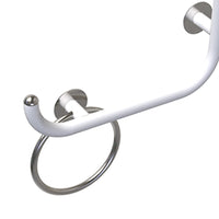 Maniglia di sicurezza disabili e terza eta 50x50 sinistra bianco opaco giotto