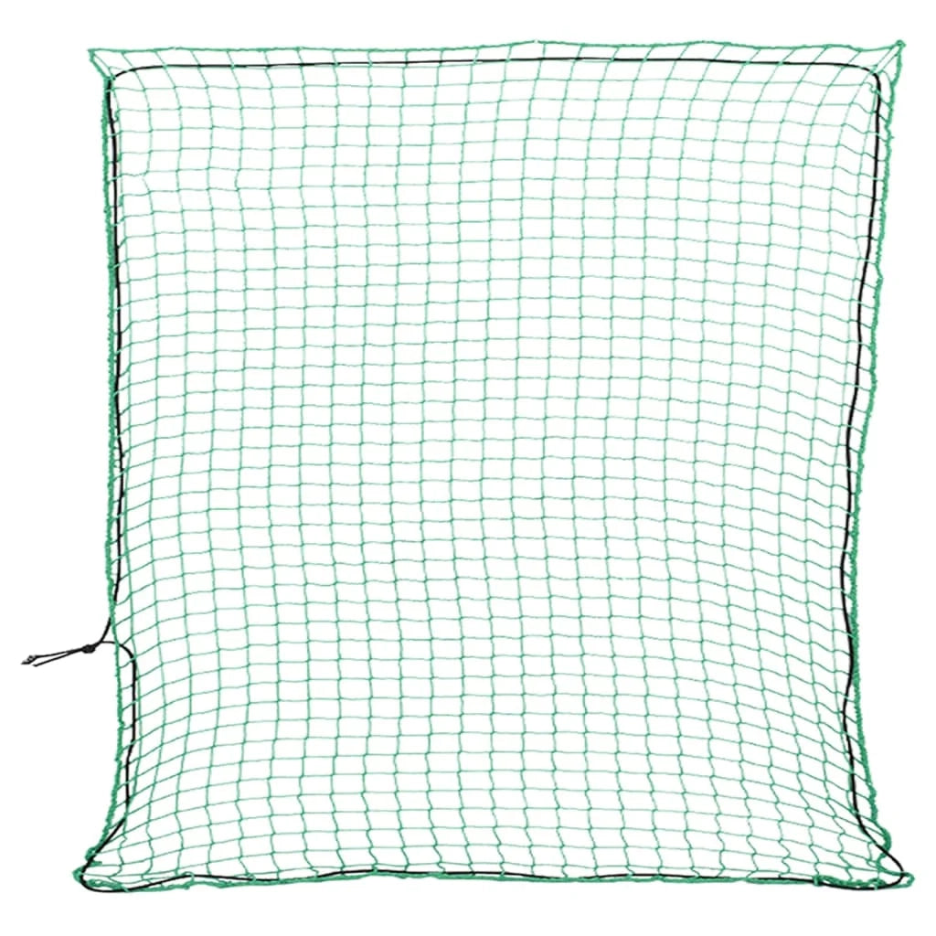 Rete per protezione rimorchio ancoraggio portapacchi con corda elastica 3 x 3 m PP verde 02_0042199