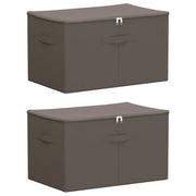Scatola di Stoccaggio 2 pz Grigio 55 x 35 x 32 cm CFW9116131
