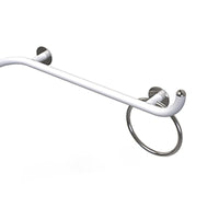 Maniglia di sicurezza angolare 70x70 destra giotto inox bianco opaco