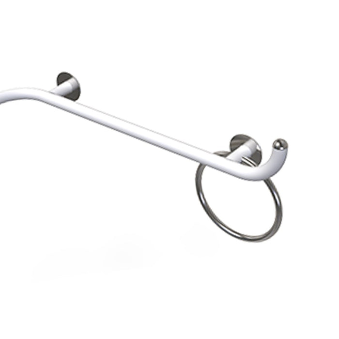 Maniglia di sicurezza angolare 70x70 destra giotto inox bianco opaco