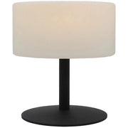 Lampada da tavolo senza fili - LUMISKY - ATLAS Rock - H20 cm - Base in acciaio - Grigio - Bianco caldo e LED bianco