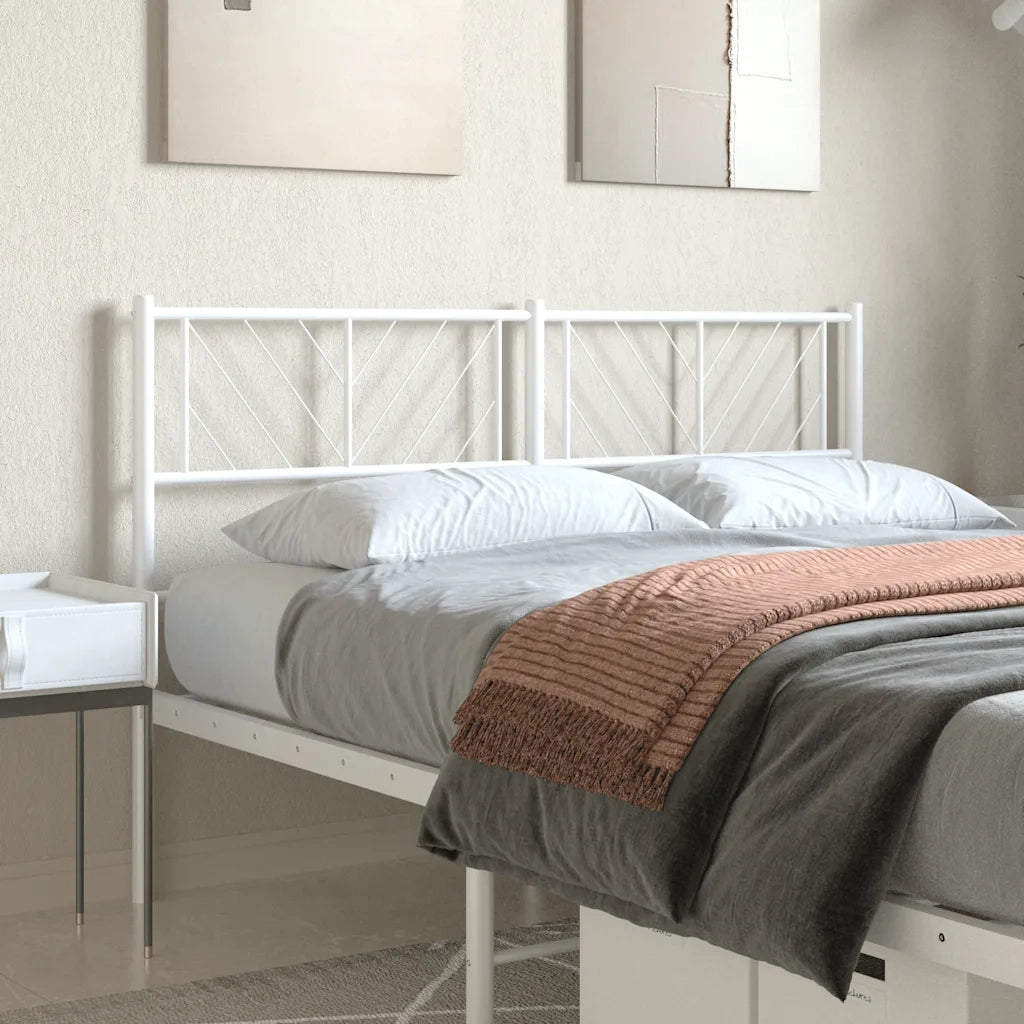 Testiera di Ricambio in Metallo Bianco 120 cm 372259