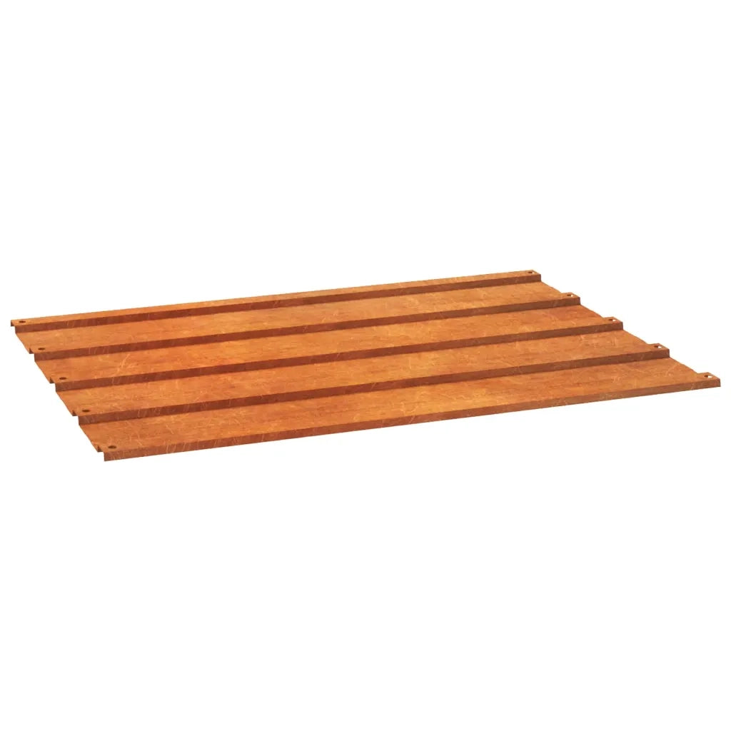 vidaXL Pannelli per Tetti 36 pz Ruggine 60x44 cm in Acciaio Corten