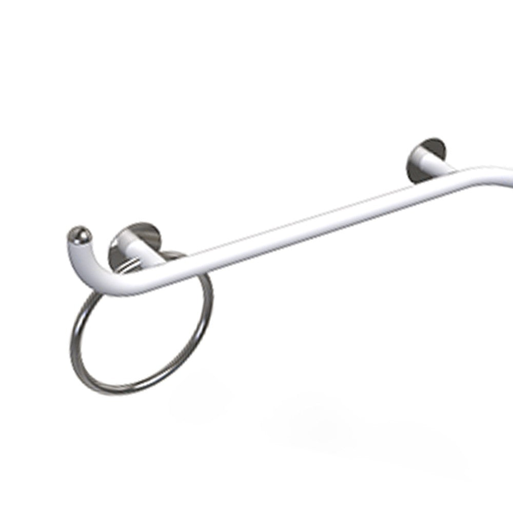 Maniglia di sicurezza angolare 70x70 sinistra giotto inox bianco opaco