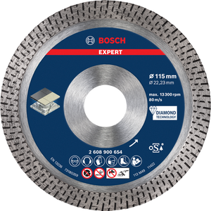 Disco da taglio Bosch diamantato diametro 115 mm marmo e piastrelle 2608900654