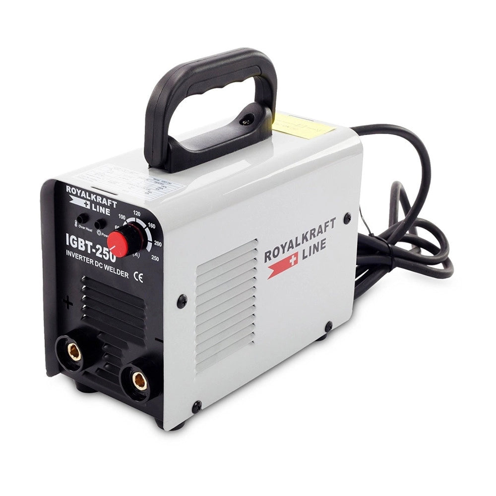 Trade Shop - Saldatrice A Elettrodo Elettrica Inverter Igbt Saldatura 250a Fabbro Cavo 2mt -