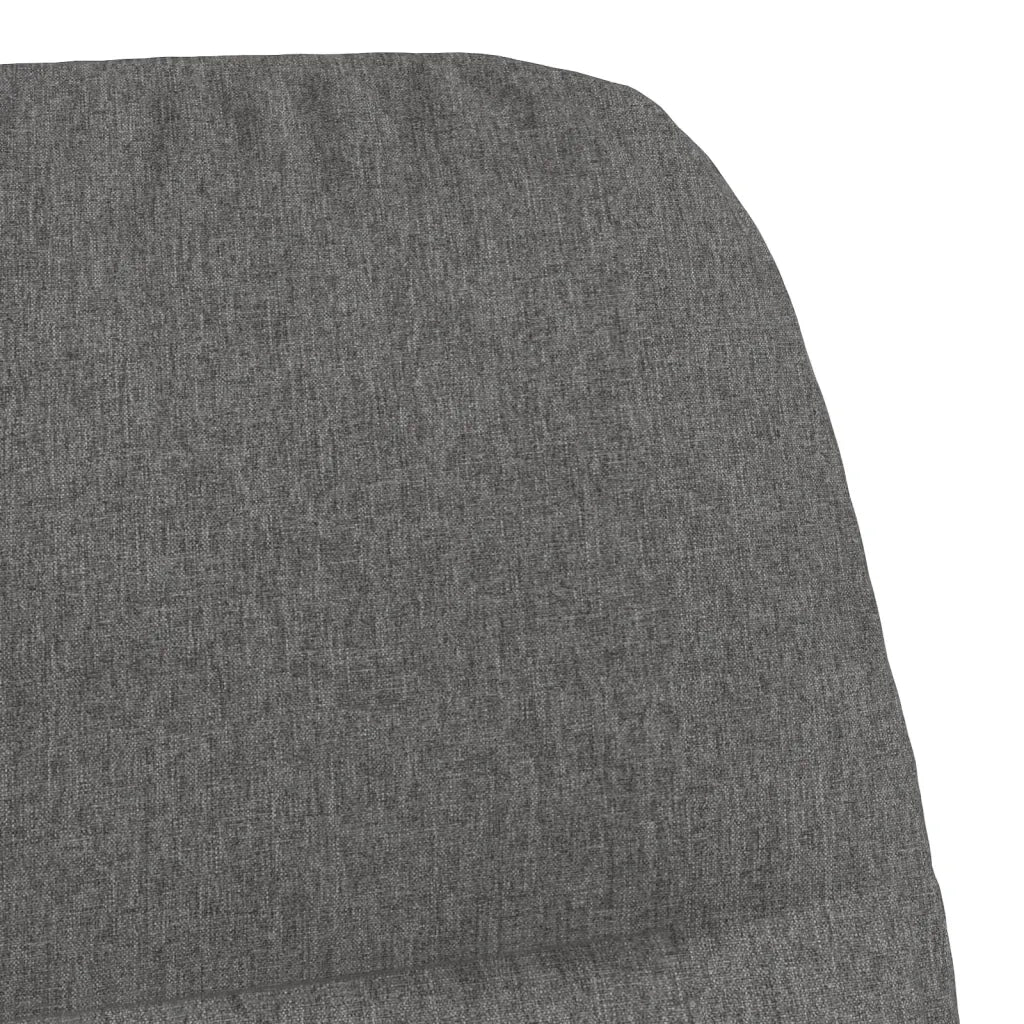 Sedia a Dondolo Grigio Chiaro in Tessuto CFW8120586
