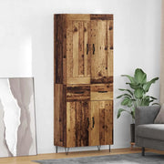 Credenza-Buffet-Armadio da cucina Legno vecchio 69,5 x 34 x 180 cm Legno multistrato 365469